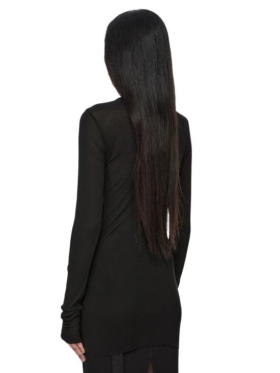 26FW 릭 오웬스 반팔 티셔츠 DS02F6217BH09 NERO - RICK OWENS