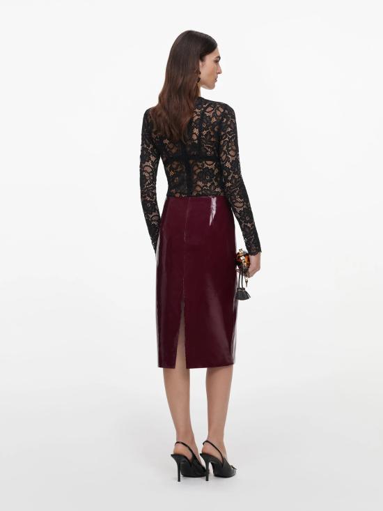 26FW 셀프 포트레이트 스커트 AW26080MSKPUPURPLE VIOLA - SELF PORTRAIT