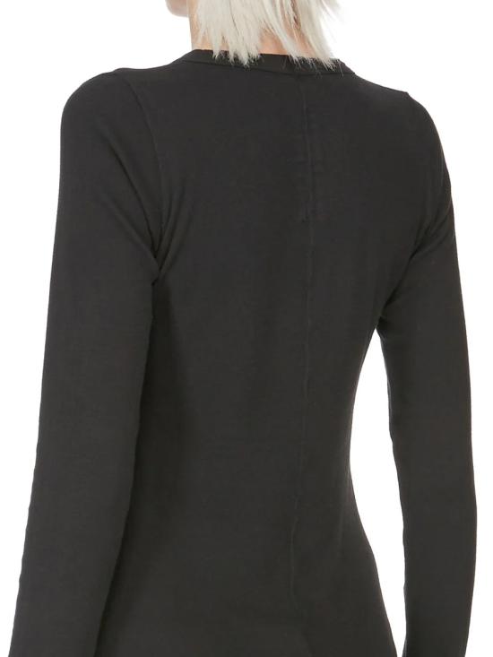 26FW 릭 오웬스 반팔 티셔츠 DS02F6217RN09 NERO - RICK OWENS