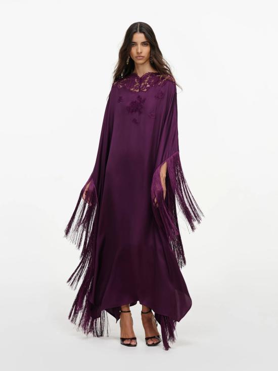 26FW 셀프 포트레이트 미디 원피스 AW26038XPUPURPLE VIOLA