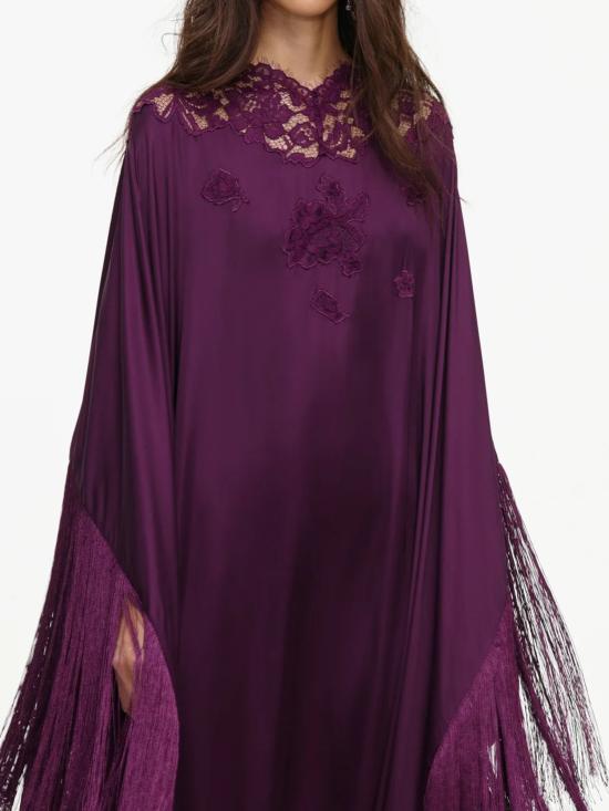 26FW 셀프 포트레이트 미디 원피스 AW26038XPUPURPLE VIOLA - SELF PORTRAIT
