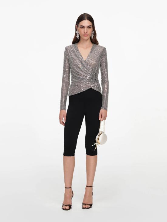 26FW 셀프 포트레이트 셔츠 AW26154TGRGREY ARGENTO