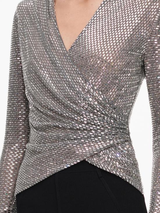 26FW 셀프 포트레이트 셔츠 AW26154TGRGREY ARGENTO - SELF PORTRAIT