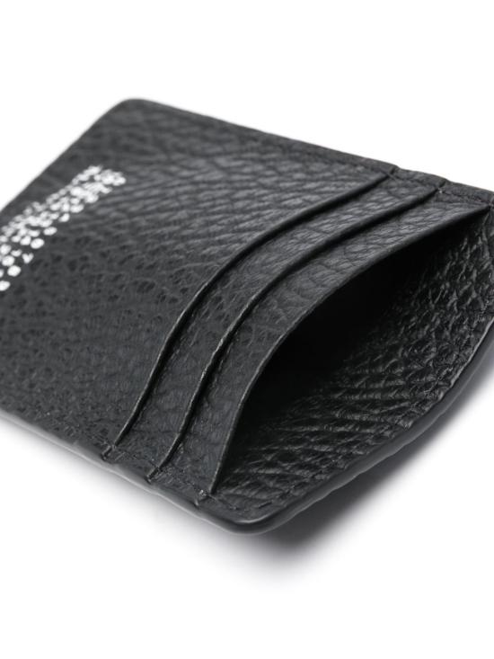 마르지엘라 버티컬 포 스티치 카드 홀더 SA1VX0017 P4455T8013 BLACK - MAISON MARGIELA