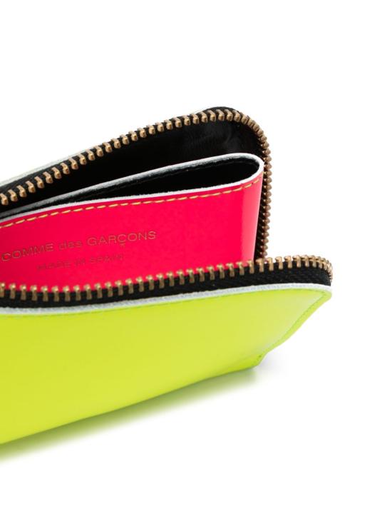 26FW 꼼데가르송 가죽소품 SA3100SFLIGHTORANGEPINK Neon yellow - COMME DES GARCONS