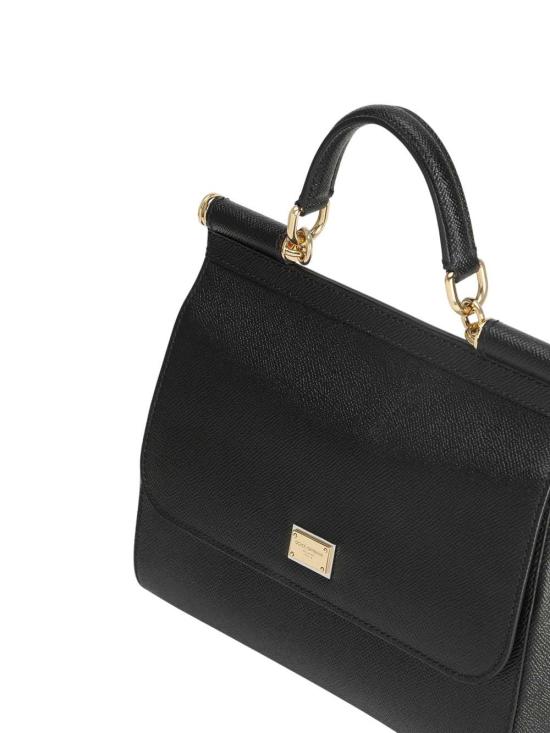 26FW 돌체앤가바나 라지 시실리 핸드백 BB6002B1001 80999 NERO - DOLCE & GABBANA