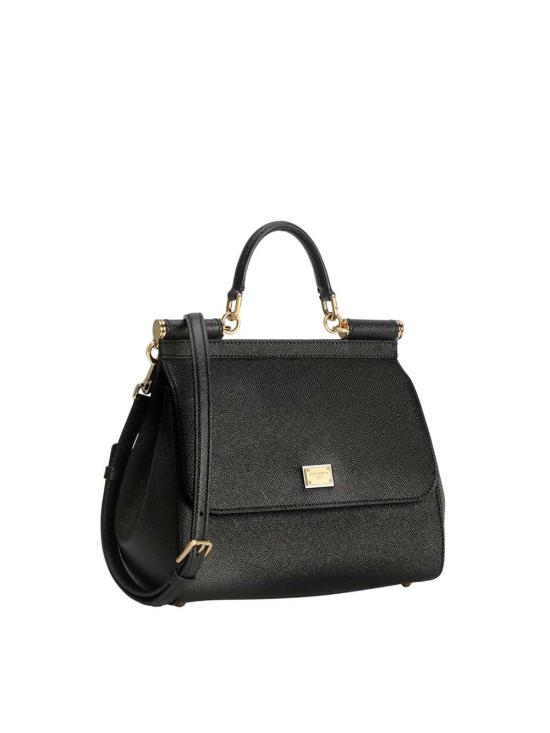 26FW 돌체앤가바나 라지 시실리 핸드백 BB6002B1001 80999 NERO - DOLCE & GABBANA