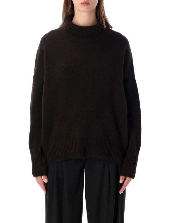 26FW 리사 양 터틀넥 202113 DK DARK OAK BROWN