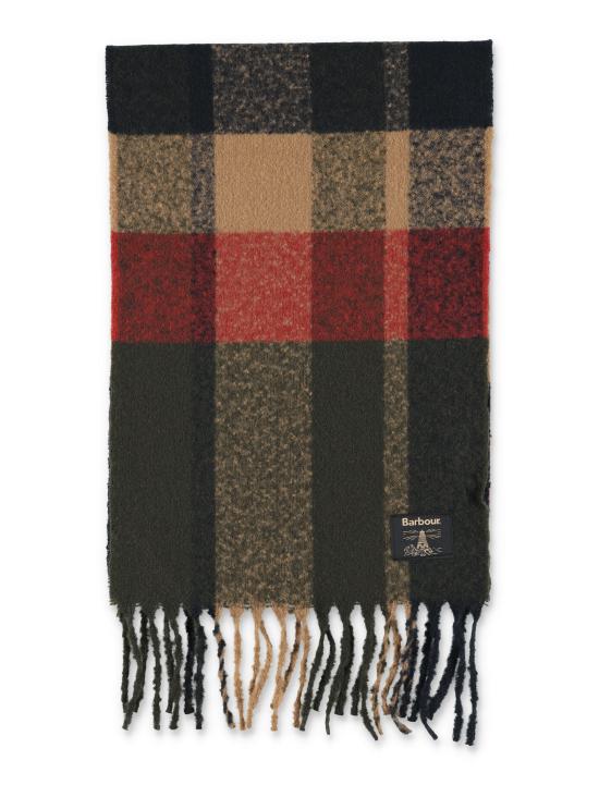 26FW 바버 머플러/스카프 USC0391 GN91 GREEN CHECK