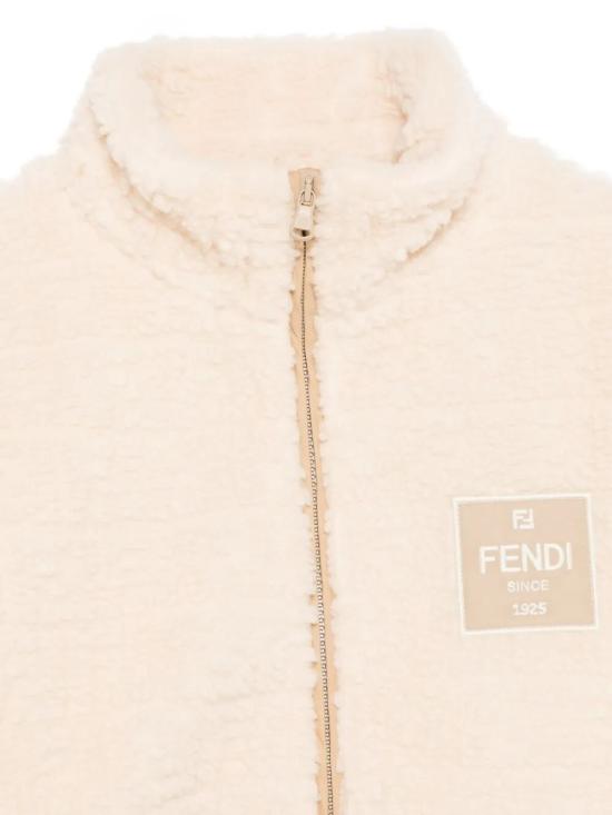 26FW [키즈] 펜디 캐주얼 자켓 JUA284 AY8J F0WC4 ECRU - FENDI
