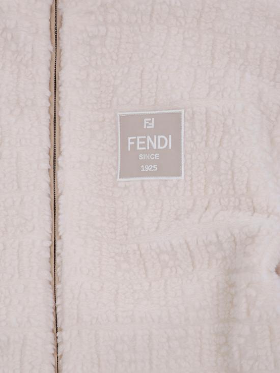 26FW [키즈] 펜디 캐주얼 자켓 JUA284 AY8J F0WC4 ECRU - FENDI