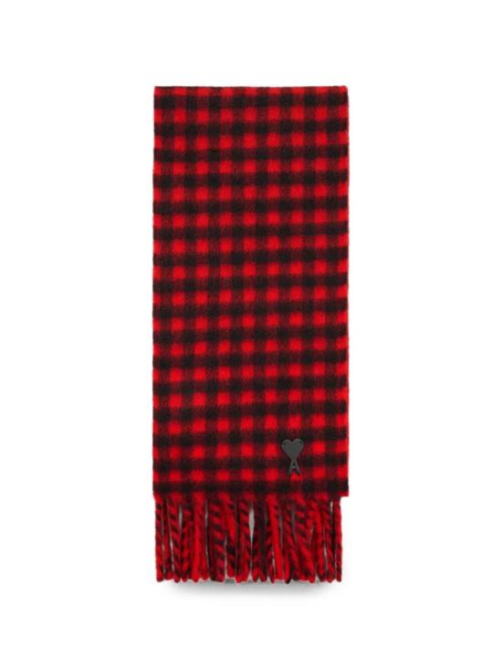 26FW 아미 머플러/스카프 USF699 AW0059 A252 RED RUBIN BLACK