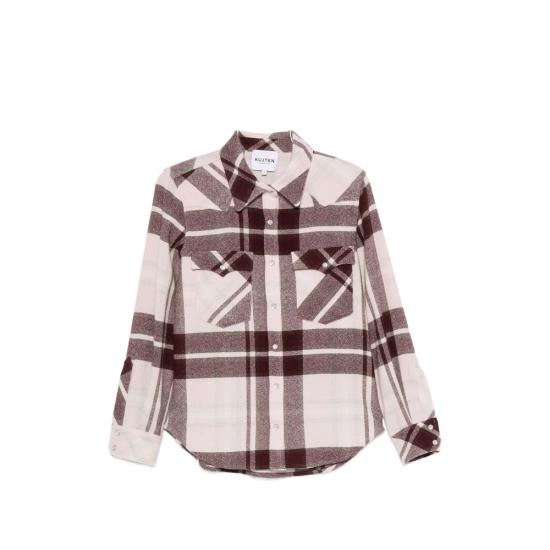 26FW 쿠즈텡 셔츠 F4754 LUMBER 2587 PINK RED