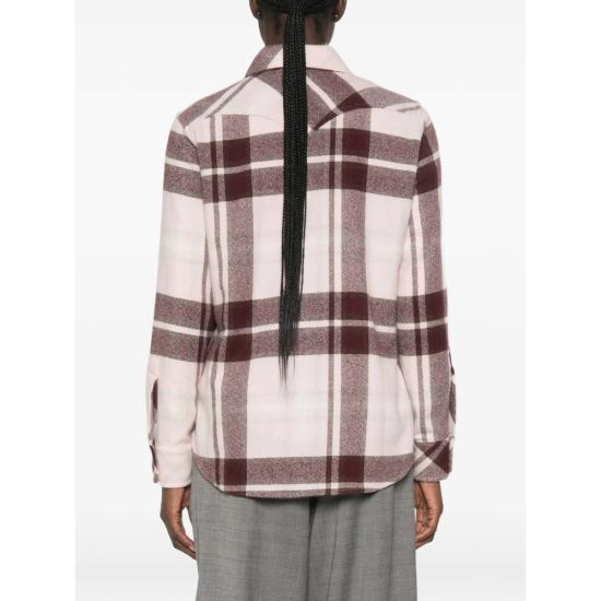 26FW 쿠즈텡 셔츠 F4754 LUMBER 2587 PINK RED - KUJTEN