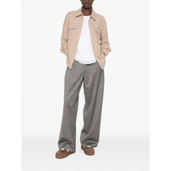 26FW 쿠즈텡 셔츠 F4757 LUMBER PLA 2238 NEUTRALS - KUJTEN