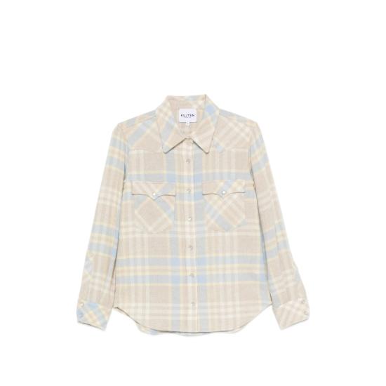 26FW 쿠즈텡 블라우스 F4754 LUMBER 2620 NEUTRALS