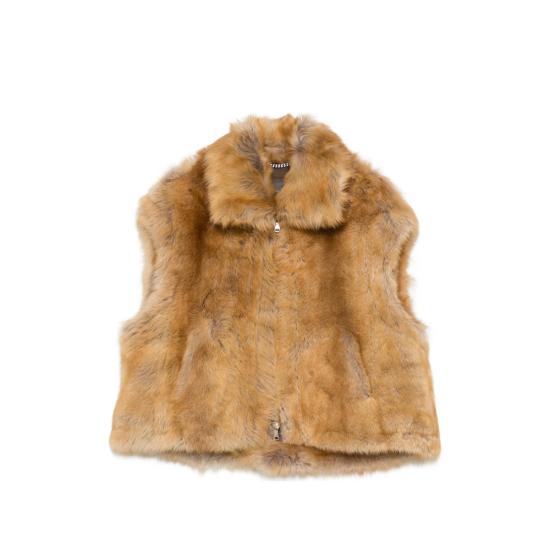 26FW Emmeti 베스트 AZZURRA MIELE BROWN