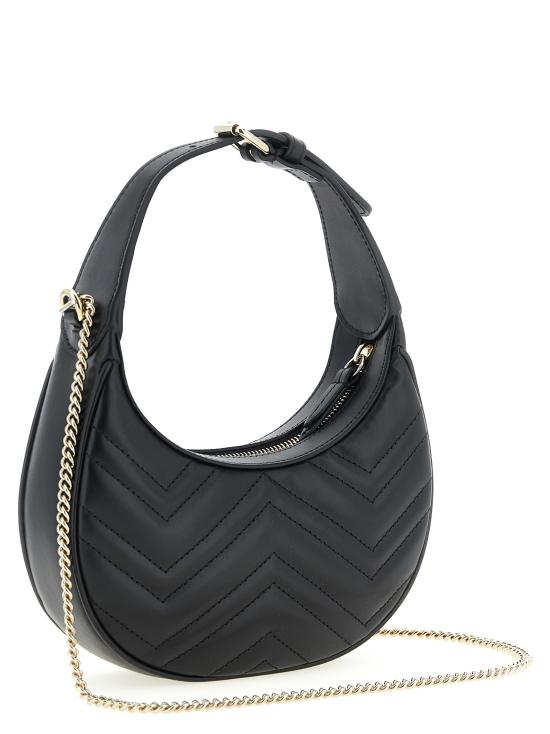 26SS 구찌 GG 마몽 스몰 숄더백 699514AAET81000 Black - GUCCI