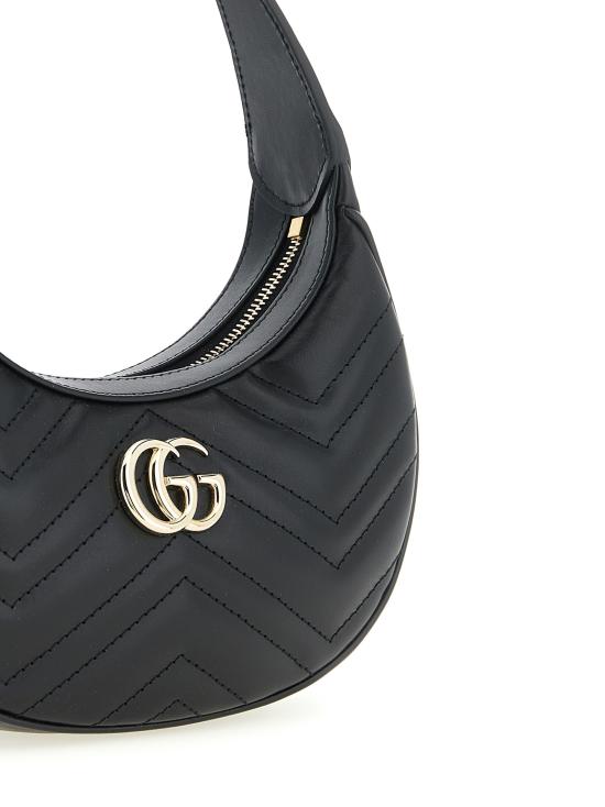 26SS 구찌 GG 마몽 스몰 숄더백 699514AAET81000 Black - GUCCI