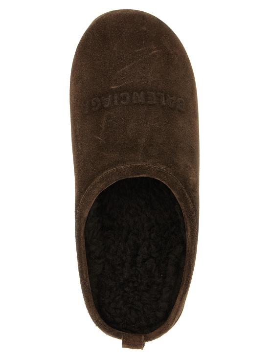 26FW 발렌시아가 알래스카 소프트 플랫폼 뮬 825258WBFC12929 Brown - BALENCIAGA
