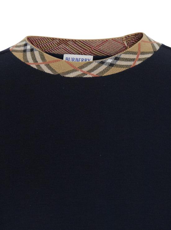 26FW 버버리 긴팔 티셔츠 8130612A1222 Blu - BURBERRY