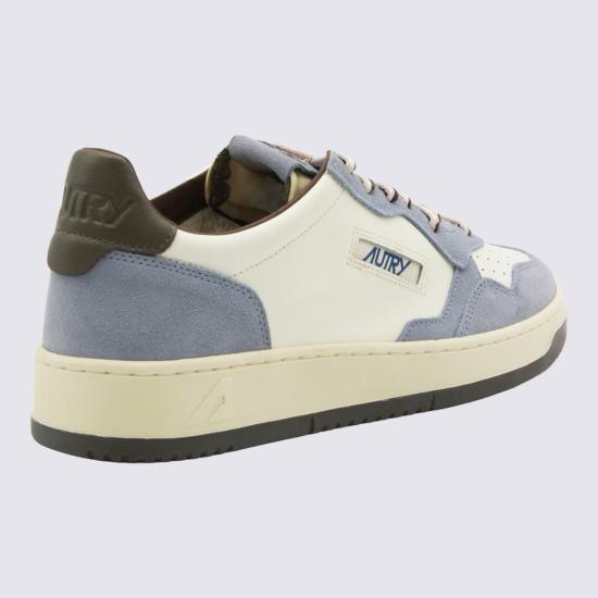 26FW 오트리 메달리스트 로우 스니커즈 AULM BW06 WHT ATLBLUE DOM - AUTRY