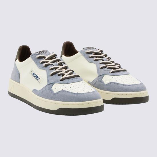 26FW 오트리 메달리스트 로우 스니커즈 AULM BW06 WHT ATLBLUE DOM - AUTRY