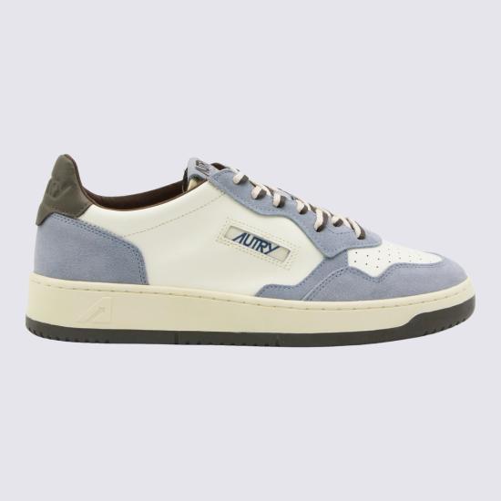 26FW 오트리 메달리스트 로우 스니커즈 AULM BW06 WHT ATLBLUE DOM