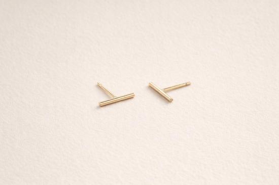  쉬나 마샬 주얼리 이어링 Sheena Marshall Jewelry Bowery Bar Studs 골드 필드 - SHEENA MARSHALL JEWELRY