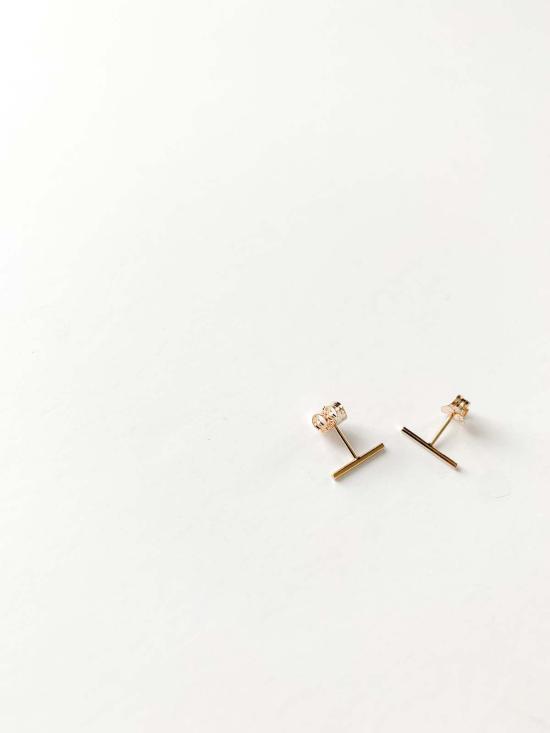  쉬나 마샬 주얼리 이어링 Sheena Marshall Jewelry Bowery Bar Studs 골드 필드 - SHEENA MARSHALL JEWELRY