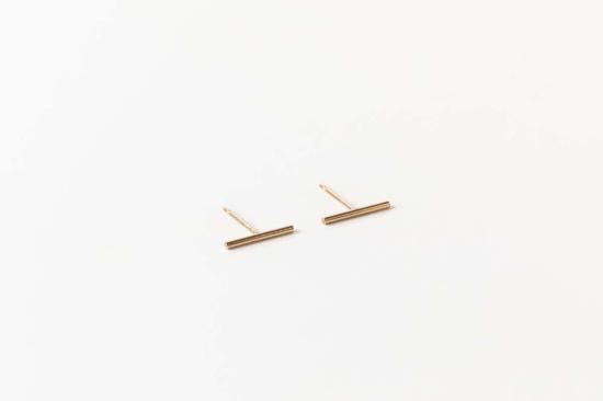  쉬나 마샬 주얼리 이어링 Sheena Marshall Jewelry Bowery Bar Studs 골드 필드 - SHEENA MARSHALL JEWELRY