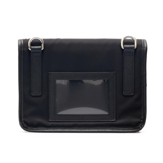 26FW 프라다 사피아노 레더 트라이앵글 로고 반지갑 2MO513QHH Black - PRADA
