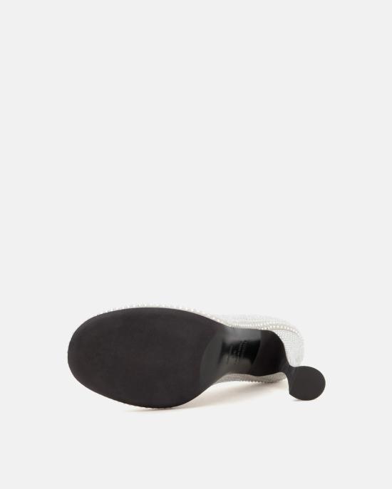 26FW 모스키노 힐/펌프스 MA1032AC1P262MPME0 100 ARGENTO - MOSCHINO