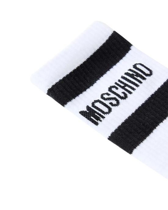 26FW 모스키노 양말 3402 5298 2001 BIANCO MULTI - MOSCHINO