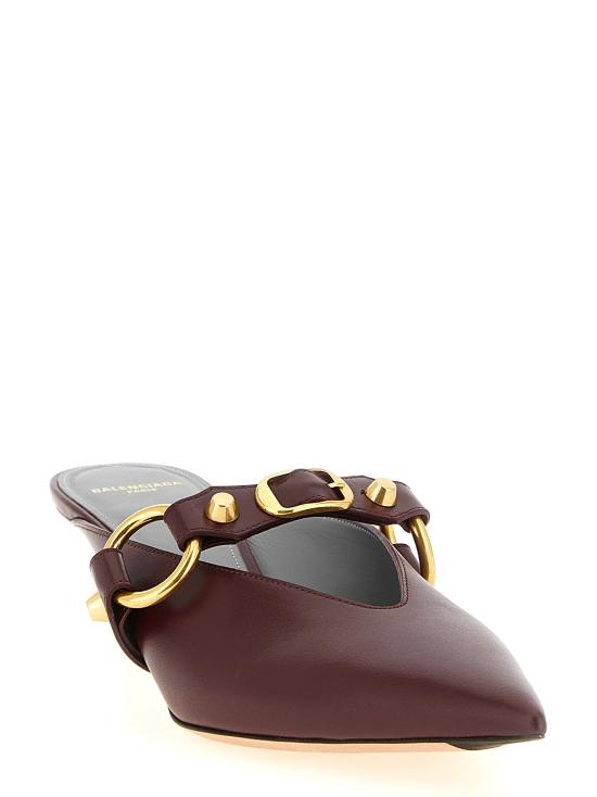 26FW 발렌시아가 힐/펌프스 A000GQWCIB16188 Bordeaux - BALENCIAGA