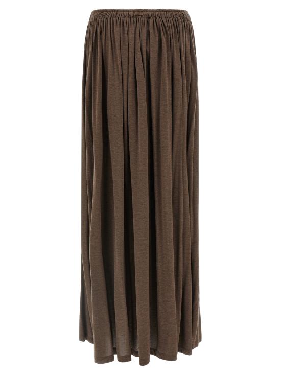 26FW 막스마라 리브레아 플리츠 맥시 스커트 2621776011600004 Brown - MAX MARA