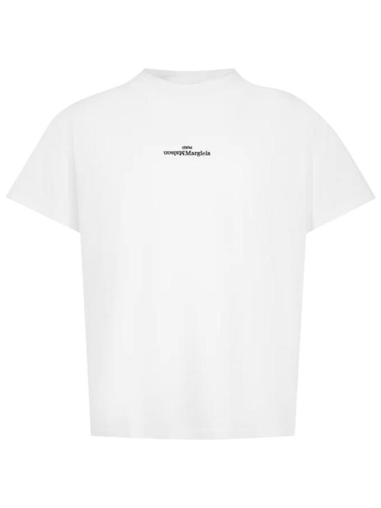 26FW 마르지엘라 로고 코튼 티셔츠 S50GC0736 S22816100 WHITE