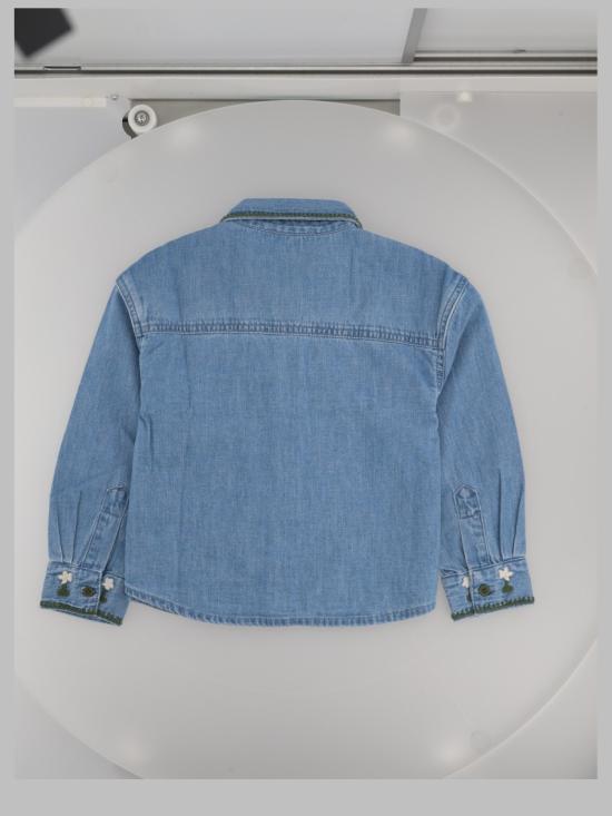 26FW [키즈] 스텔라 맥카트니 셔츠 TZ5A10K Z0522606 BLUE - STELLA MCCARTNEY