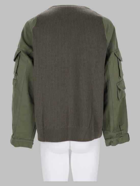 26FW 발망 스웨터 HH1KD188KK29 7KH GREEN - BALMAIN