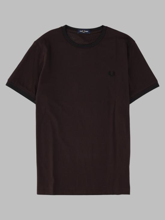 26FW 프레드페리 반팔 티셔츠 FP M1588V 59 86C BROWN