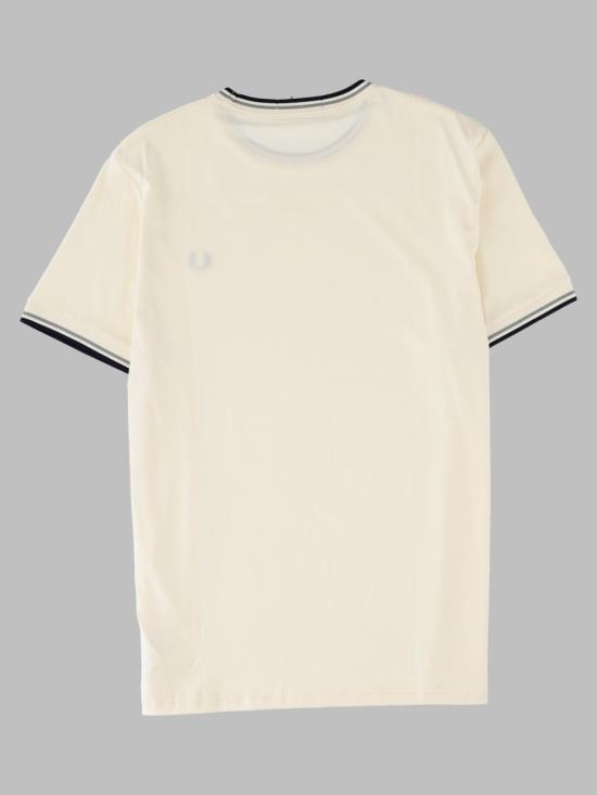 26FW 프레드페리 반팔 티셔츠 FP M1588V 59 68C IVORY - FRED PERRY