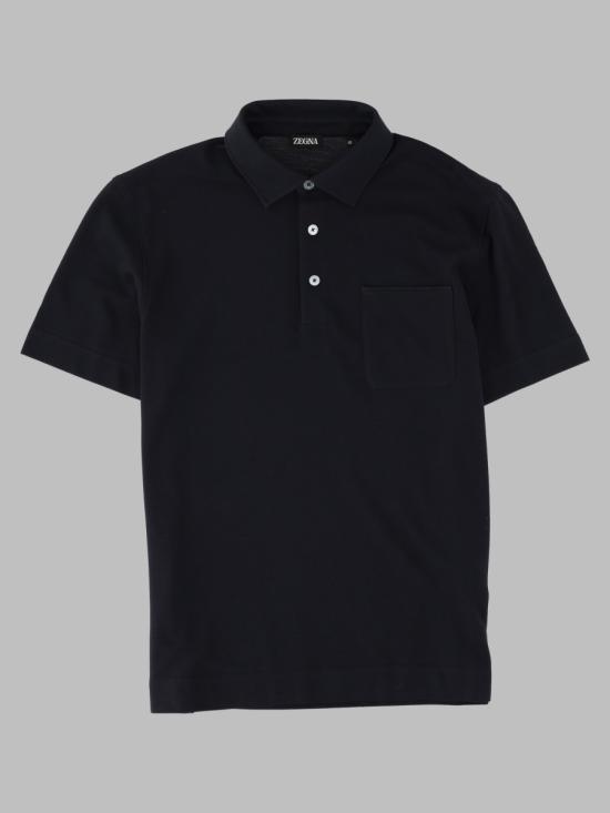 26FW 에르메네질도제냐 후드 티셔츠 UI392A4 I752B09 BLACK