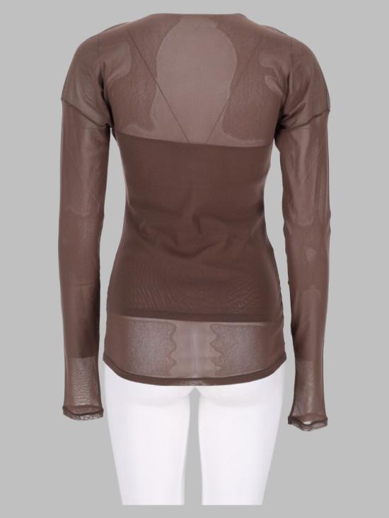 26FW 르메르 탑 TS0062 LJ1070BR423 BROWN - LEMAIRE