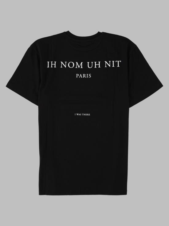 26FW 이놈어닛 반팔 티셔츠 NUW26289 009 BLACK - IH NOM UH NIT