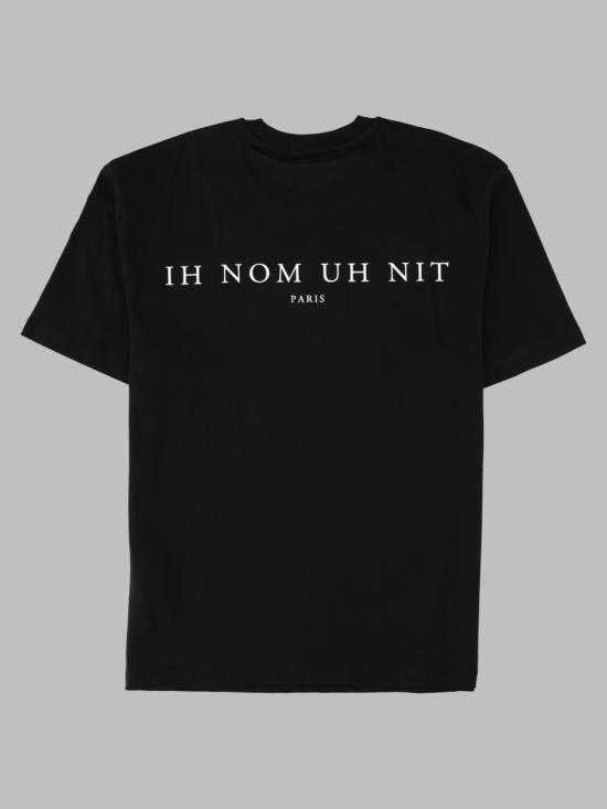 26FW 이놈어닛 반팔 티셔츠 NUW26200 009 BLACK - IH NOM UH NIT