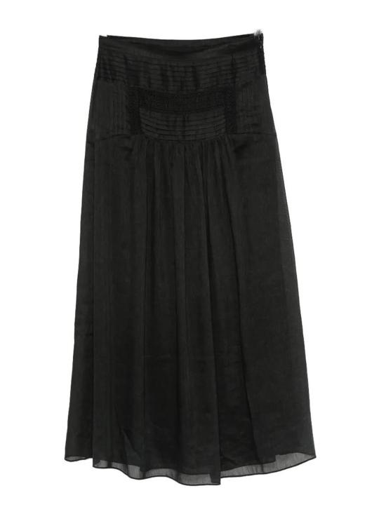 26FW 이자벨마랑 미디 스커트 JU0538FAD3J04E01BK Black