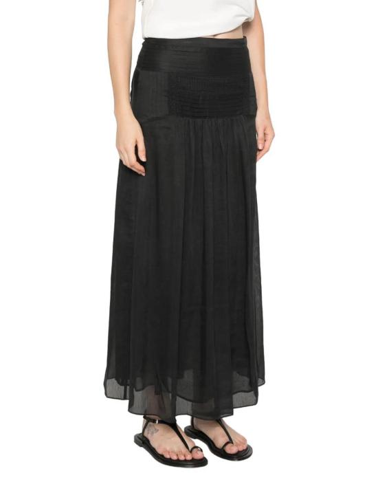 26FW 이자벨마랑 미디 스커트 JU0538FAD3J04E01BK Black - ISABEL MARANT