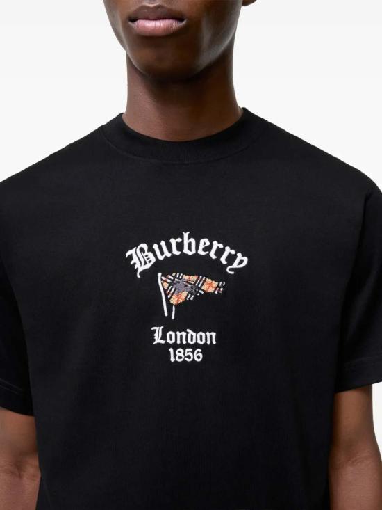 26FW 버버리 반팔 티셔츠 8128196 BLACK - BURBERRY
