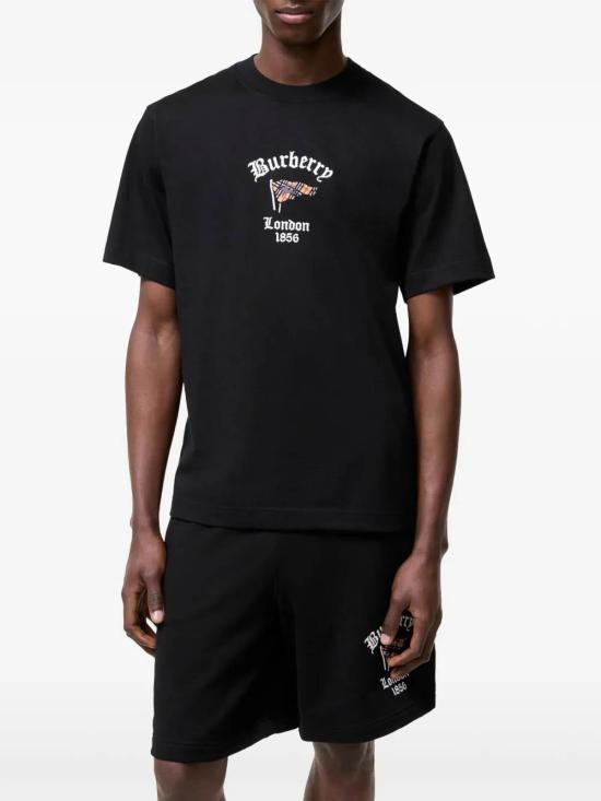 26FW 버버리 반팔 티셔츠 8128196 BLACK - BURBERRY