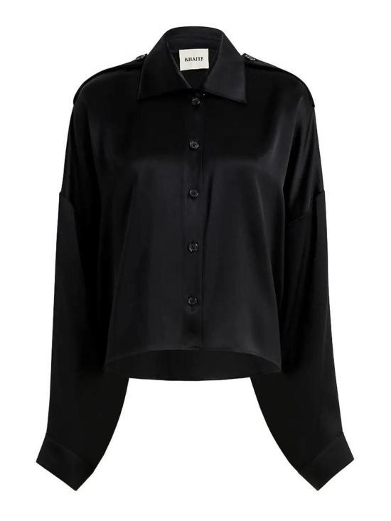 26FW 케이트 보딘 에폴렛 셔츠 블라우스 24803029200 Black